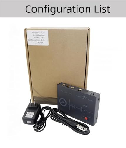 Eliminador de retroalimentación para micrófono, dispositivo profesional para prevención de aullidos con salida, procesador de sonido para reuniones y estudios de grabación miniatura 7