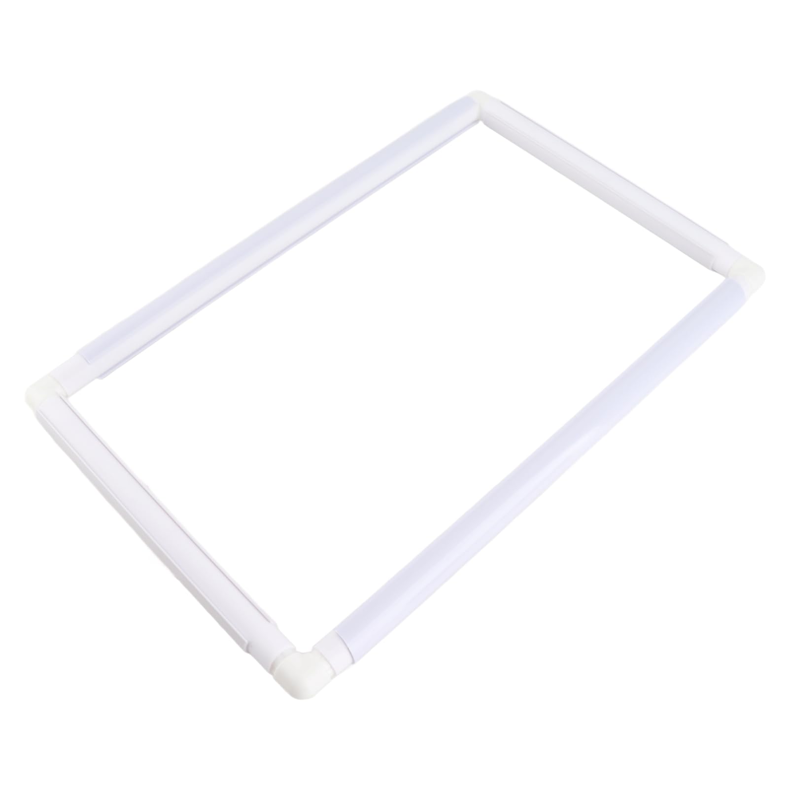 Zunate Cross Stitch Frames,Square Rectangle Plastic Clip Embroidery Frame Lap Frame Embroidery Cross Stitch Fabric Needlepoint Tools Diy Craft Tools For Cross Stitch And Craft(43.1 * 27.9Cm)