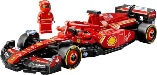 LEGO Speed Champions Ferrari SF-24 F1 Yarış Arabası 77242 – 10 Yaş ve Üzeri Kız ve Erkek Çocukları için Koleksiyonluk Sürücü Minifigürü İçeren Yapım Seti, Motor Hayranları için Model Kiti (275 Parça) - Görsel 2