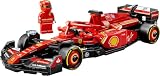 LEGO Speed Champions Ferrari SF-24 F1 Race Car Toy with a Collectible Formula 1 Driver Minifigure - Gift for Father's Day - Model Kit for 10+ Year Old Boys & Girls or Adult Motorsport Fans - 77242 - 12