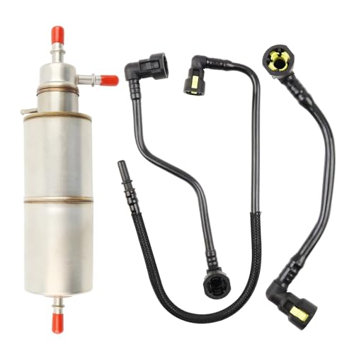 Replace Low Pressure Fuel Line - 2018-2021 Mercedes-Benz S-Class 5 3PCS Fuel Line Hose and Fuel Filter Kit Compatible with Mercedes-Benz ML320 ML350 ML430 ML500 ML55 AMG 1998 1999 2000 2001 2002 2003 Replace 1634770701 1634702864 1634702964 1634703764