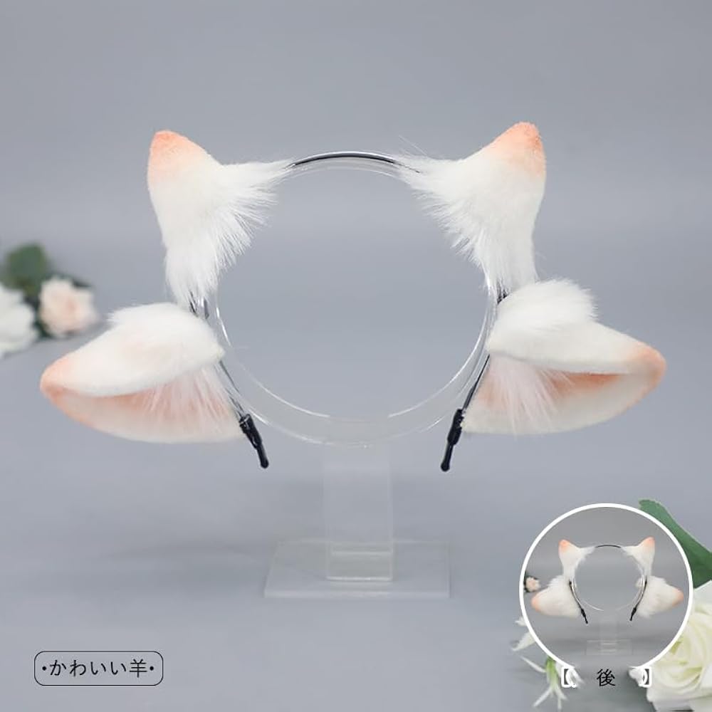 つけ耳 つけ角 コスプレ 装飾品 獣耳 ケモ耳 転スラ ランガ 舞台 ラトナプティ にじさんじ コスプレ ウィッグ つけ耳 獣耳 ケモ耳