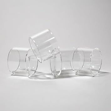5PCS Straight Glass Tubes for Hellvape Dead Rabbit MTL 2 22.5mm RTA Tank 4ml