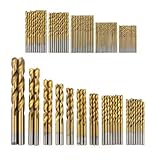 1,5mm - 8mm HSS Metallbohrer Professional Geschliffen Kobalt Spiralbohrer fur Edelstahl und Metall (HSS M35, 4mm)