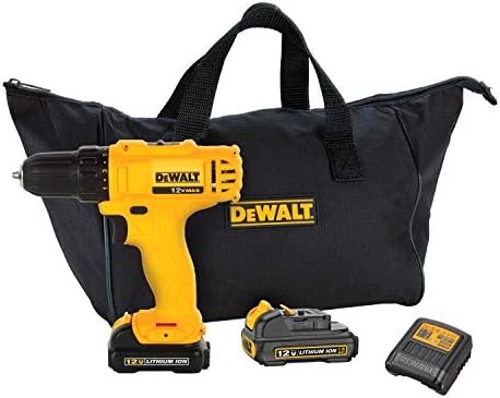 DEWALT Parafusadeira e Furadeira de 3/8 Pol. (10mm) com 2 Bateria...