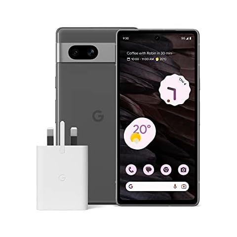Google Pixel 7a Smartphone and Charger Bundle Cover