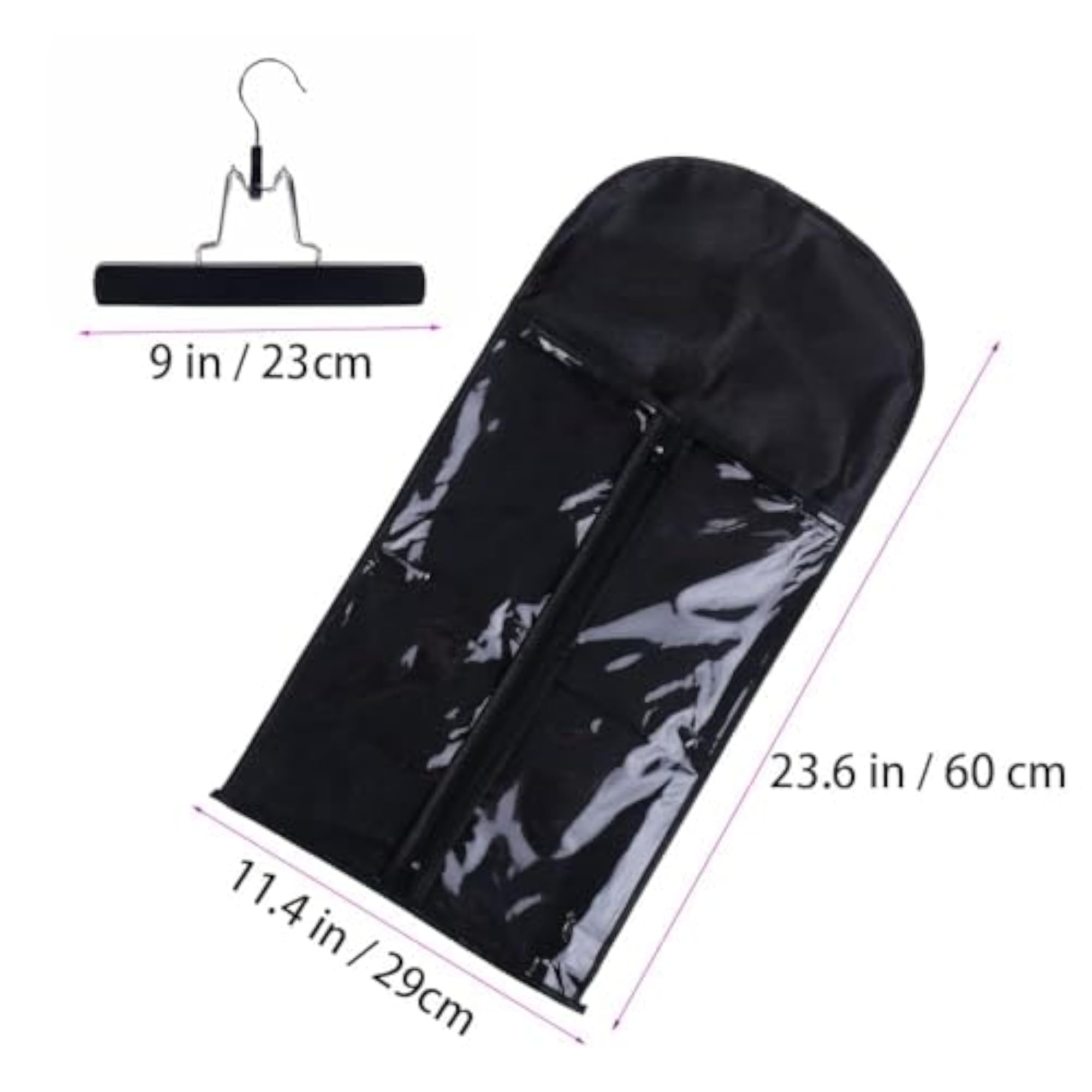 Hair Extensions Carrier & Hanger, Black