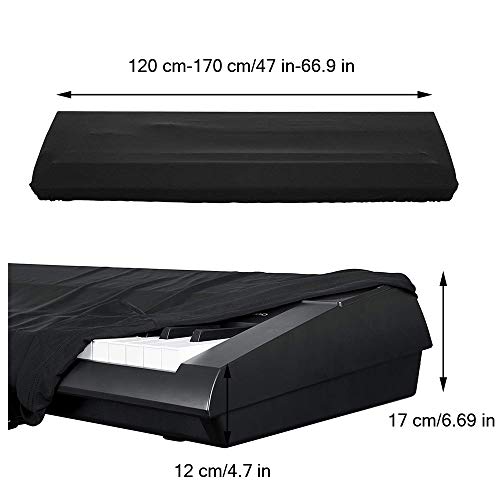 Kaxich Antipoussière Housse de Protection pour 88 Touches Clavier Piano, Couverture de Piano Electronique avec Cordon… - Les Beatles, Paul McCartney, John Lennon, RIngo Starr, George Harrison Kaxich Antipoussière Housse de Protection pour 88 Touches Clavier Piano, Couverture de Piano Electronique avec Cordon… – Image 7