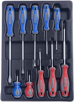 KING TONY 931110MR Screwdriver for Tool Trolley Set of 10