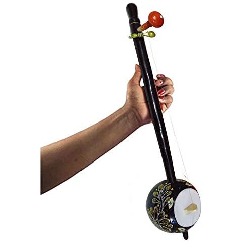 India Meets India Handicraft 20" kaddoo (pumpkin) Ektara, Tumbi, Iktara, professional tumbi for adults, learners and trained musicians, Best Gifting Made By Awarded Indian Artisan Cover