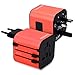 Produktbild kwmobile Universal Reiseadapter für 150 Länder - Stromadapter Stecker für Europa UK Australien USA - Universeller Weltreise Reisestecker - Rot