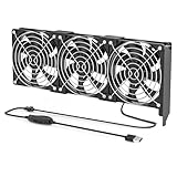 KEYFANCLUB Graphics Card Cooling Fan, 3X 92mm Quiet Fans with 4-Pin to USB Speed Control, for GPU, Server...