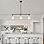 WILON Kitchen Island Lighting, 3 Lights Black Gold Pendant Lighting with Glass Shades Pendant Lights for Kitchen Island Adjustable Farmhouse Chandeliers for Dining Doom E26 Base Modern Hanging Light