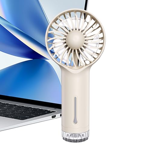 Ventilador portátil, vaporizador personal de mano, 6.6 x 3 x 1.9 pulgadas, ventilador de refrigeración ajustable de 3 velocidades, recargable por USB y ligero, silencioso y potente, para viajes al