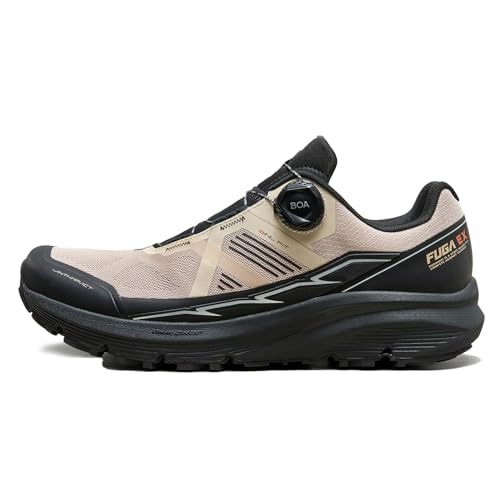 KAILAS Tênis de corrida masculino Fuga EX2 Trail, Leite de aveia/preto, 41