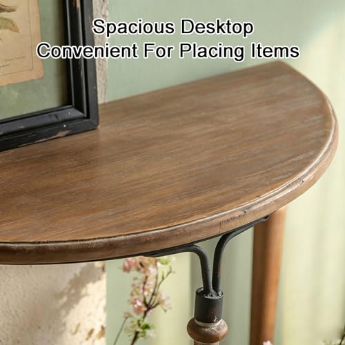 Mesa de entrada estrecha para pasillo estrecho y decoración funcional del salón 6