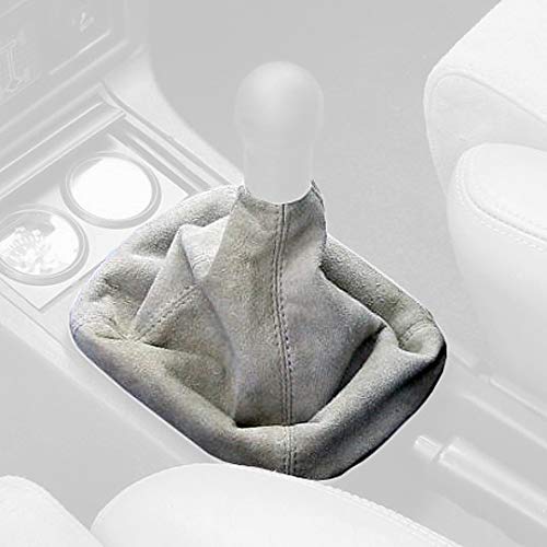 RedlineGoods Shift Boot Compatible with Audi 5000 1982-91. Tailor Made - not Universal. Genuine top-Grade Italian Black Leather with Black Thread