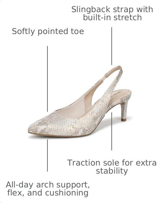 LifeStride Women's Annalise Pump Bone Snake 11 M - image 3