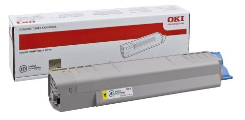 Cartouche jaune Oki Original 44059253 premium pour impression laser