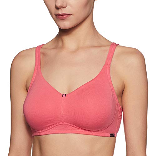 Image of Amante Every de Blue Solid Non-Wired Non Padded Everyday Bra