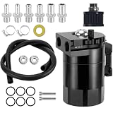 Flaconi Decanter Vapori Olio per Auto, Universale Oil Catch Can, 300ml Alluminio Recupero ...