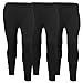 Produktbild 3 Stück Herren Thermounterwäsche Hose Lange Unterhose Unterhose Extrem Hot Brushed Inside Ultra Soft Hose Leggings Hose, Schwarz , 36-41