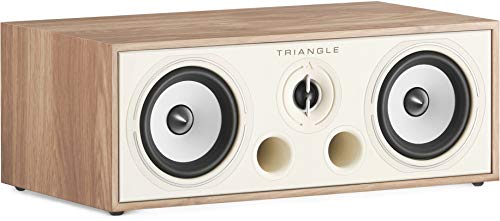 Triangle - Enceinte Centrale Home-Cinéma BOREA BRC1-2 Voies - Puissance Admissible 100W - Rendement 90 DB/W/m - Bass Reflex - 485 x 176 x 274 mm - Chêne Clair