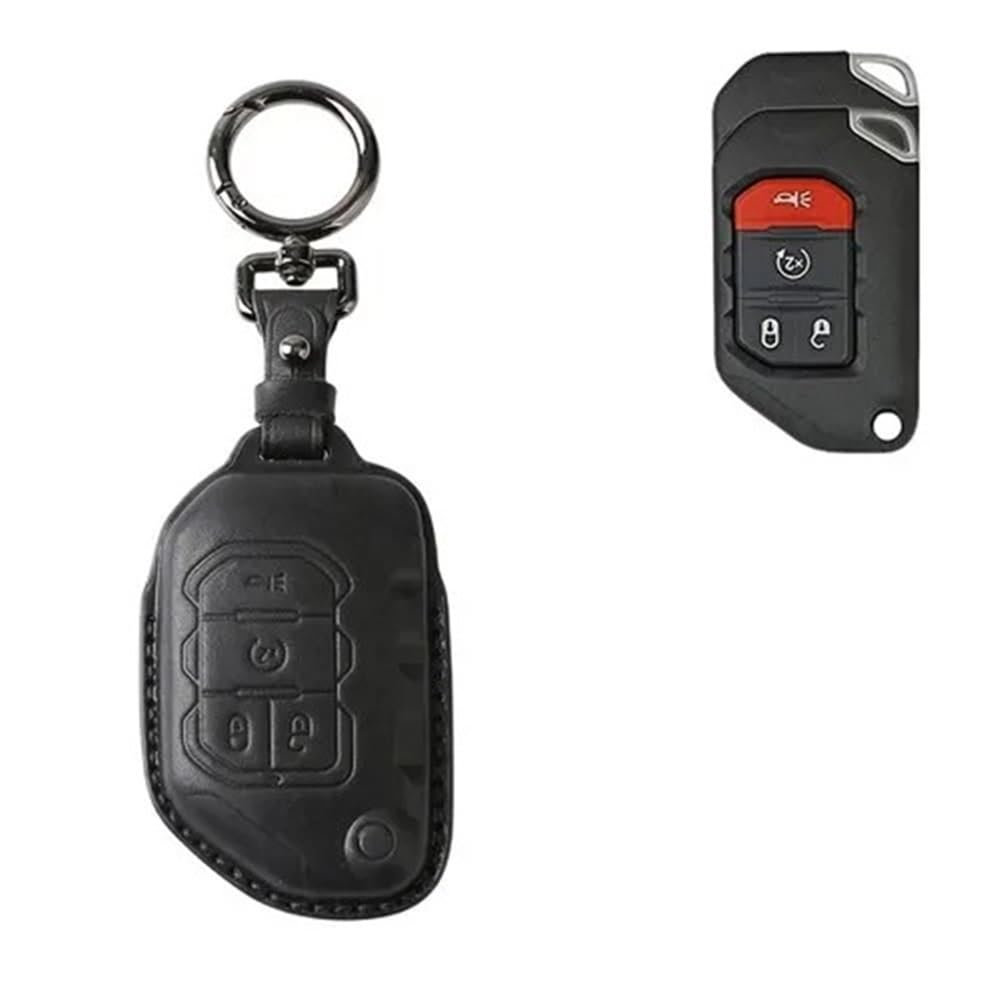 para Llave de Coche Funda para Mando a Distancia de Coche para JT, para Gladiator, para Wrangler para JL(Red)