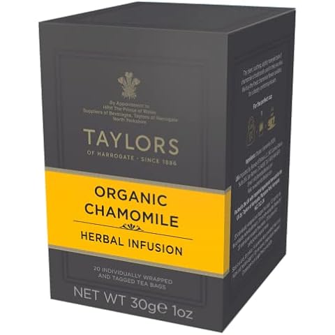 Taylors Organic Chamomile Tea Cover