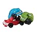 ORB Funkee Stretchee Racers Assorted Expressions 3 Pack - Race, Stretch, Squish, and Even Squeeze These Cars for Stress Relief - Funny Sensory/Fidget Collectible Toys & Gifts for Kids and Adults