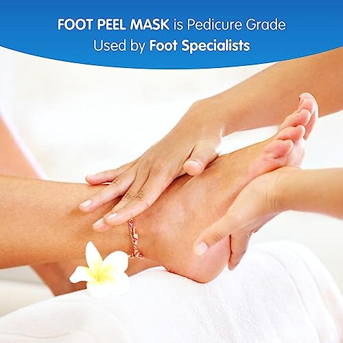 PEDICURE GRADE Foot Masks that Remove Dead Skin, White - Image 3