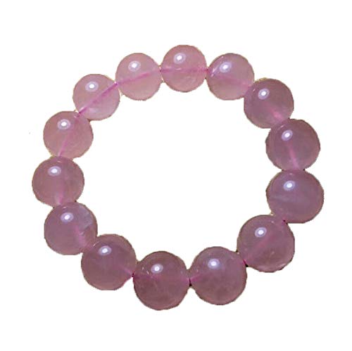 Bracelet quartz naturel Madagascar 16mm contre le stress, perles de cristal AAA de taille idéale