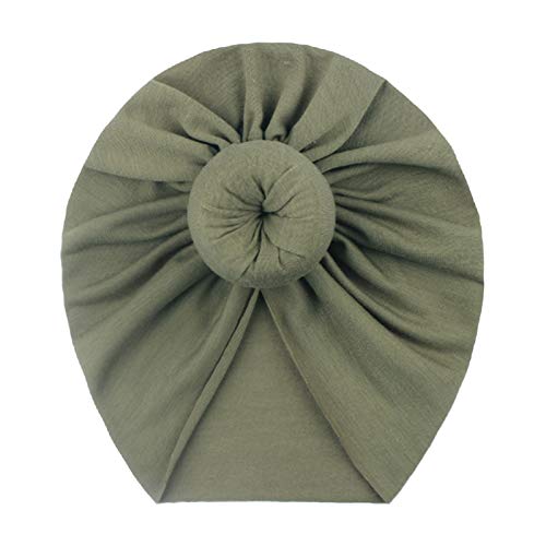 Newborn Hospital Hat Baby Girls' Hats & Caps Infant Baby Hat Caps with Bow Cap Muslim Bonnet Headwrap