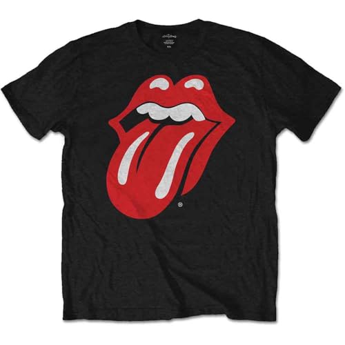 Image of The Rolling Stones Classic Tongue Official Tee T-Shirt Mens Unisex (Large)