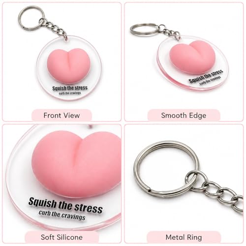 plahetluxe Cute Acrylic Keyring, Backpack Pendant (B) — view 6