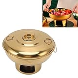Conception ronde: Le pot chaud rond se répartit la chaleur plus uniformément, la conception ronde facilite le nettoyage de tous les coins à l'intérieur et à l'extérieur, la poignée renforcée sur le couvercle empêche les brûlures et les deux poignées latérales facilitent la friction à déplacer.