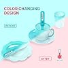 CUTE STONE Play Kitchen Sink Toys with Upgraded Real Faucet, Play Cooking Stove, Cookware Pot and Pan,Play Food, Color Changing Dishes Accessories for Boys Girls Toddlers #4
