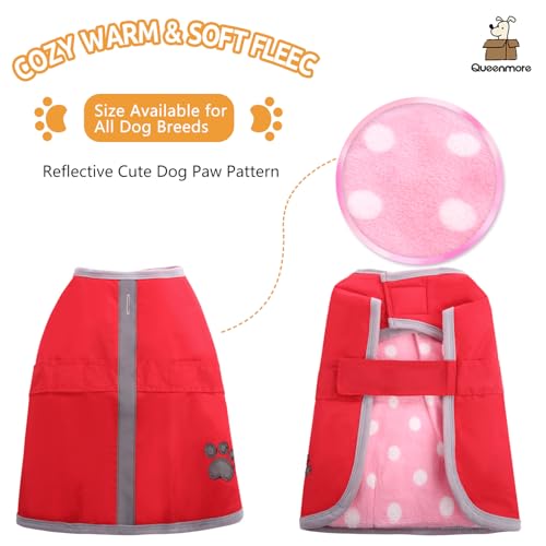 Image of Cold Weather Dog Coats Loft Reversible Winter Fleece Dog Vest Waterproof Pet Jacket Available in Extra Small, Small, Medium, Large Extra Large Sizes