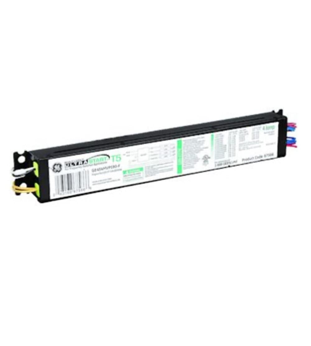 GE Electronic High Output Ballast with Non Dimming Design and Programmed Start Mechanism for Tools and Home Improvement, Black