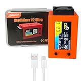 NerdMiner V2 Ultra 300KH/S T Display Bitcoin Solo Lottery with Low Power Consumption WiFi Connection, and USB-C Power Crypto Nerdminer with Fan Lucky Miner Win 6.25 BTC (Orange)