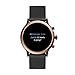 Fossil 44mm Gen 5 Julianna Stainless Steel Mesh Touchscreen Smart Watch, Color: Rose Gold/Black (Model: FTW6036)