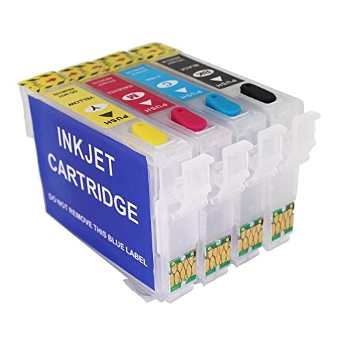 Conversion Pigment, Dye, Sublimation Ink Cartridges Empty Ink Cartridge With Single-Use Chip For Epson 212Xl 212 Xl Fit For Xp-4100 4105 Wf-2830 Wf-2850 Printer Dtf Printing #TOP5