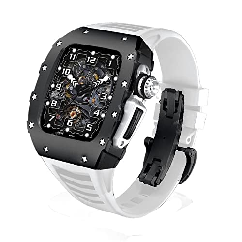 Boîtier en métal antichoc Apple Watch 8 et bracelet fluoroélastomère
