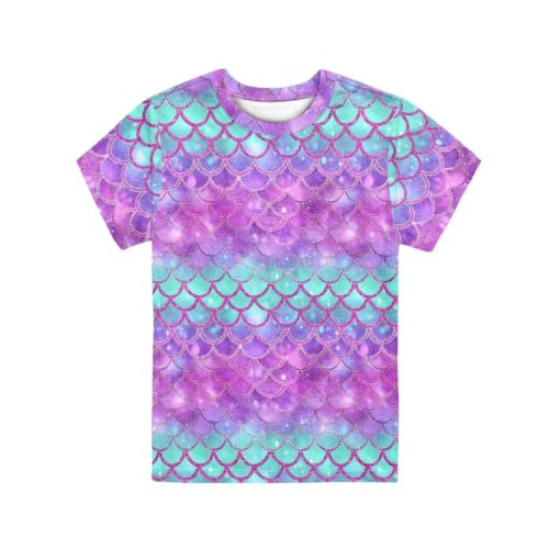 Image of ENLACHIC Girls Teens Pink Flamingo Printed Summer Short Sleeve T-Shirts Cute 3-16 Years