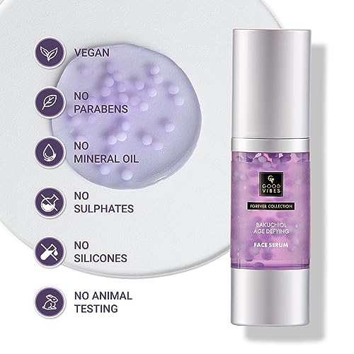 Image of Good Vibes Age Defying Bakuchiol Night Face Serum (30 ml)