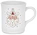 Produktbild Le Creuset Noel Collection Tasse aus Steingut, Weihnachtsmann, 400 ml, Weiß mit Applikation