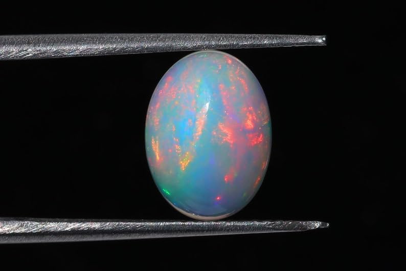 Opale éthiopienne cabochon pour fabrication bijoux pierre multi feu - 2