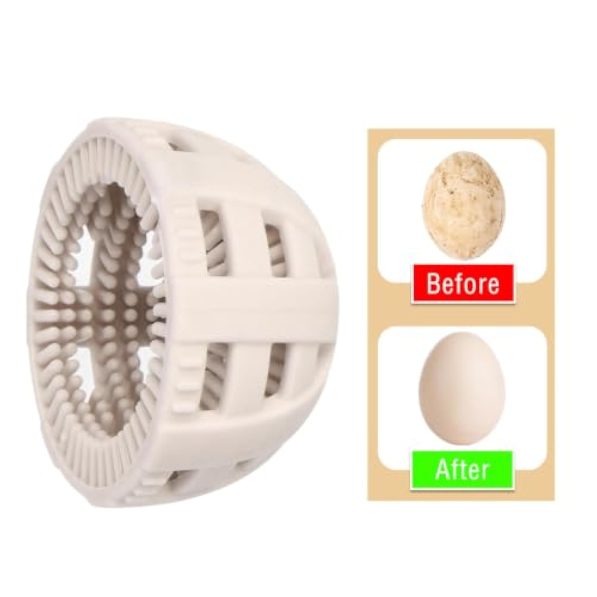 Mini Silicone Egg Cleaning Brush Scrubber for Food