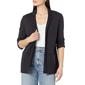 Amazon Essentials Women’s Relaxed-Fit Soft Ponte Blazer
