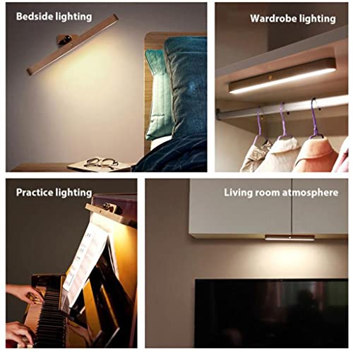 Miroir en bois à LED applique murale avec angle réglable pivotant - 3